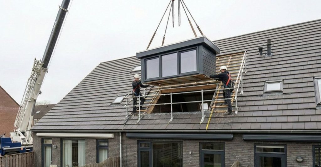 Dakkapel in Delft - Prefab dakkapel